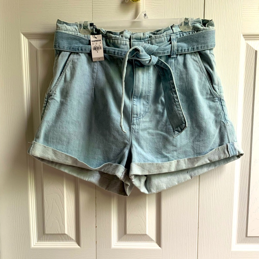 Express Denim Bag shorts